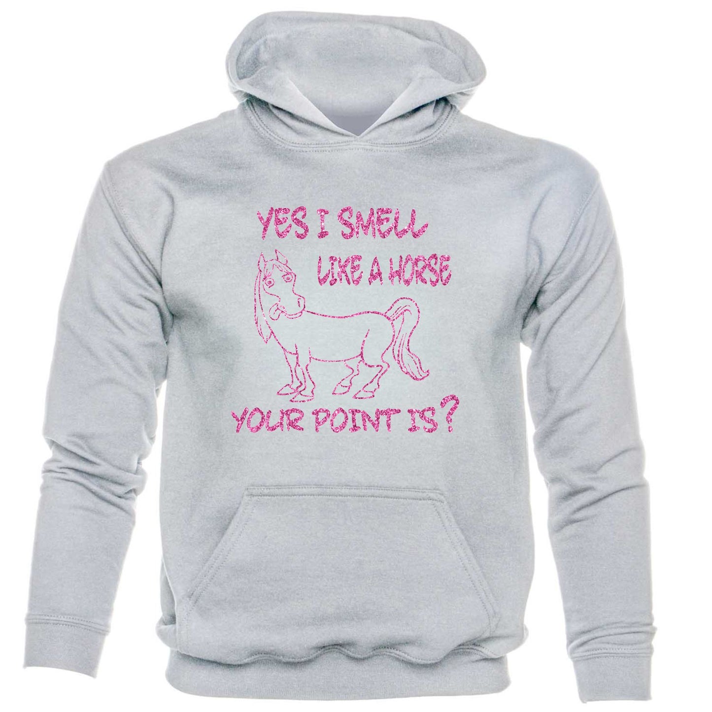 Yes I Smell Like A Horse Horse Riding kids hoodie