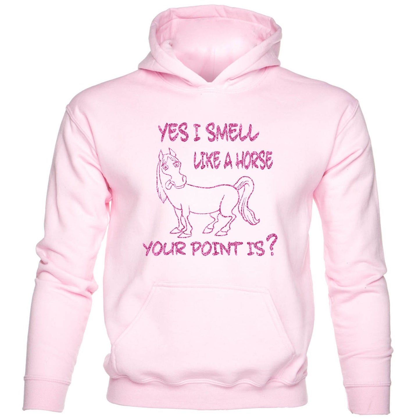 Yes I Smell Like A Horse Horse Riding kids hoodie