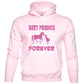 Best Friends Forever Horse Riding kids hoodie