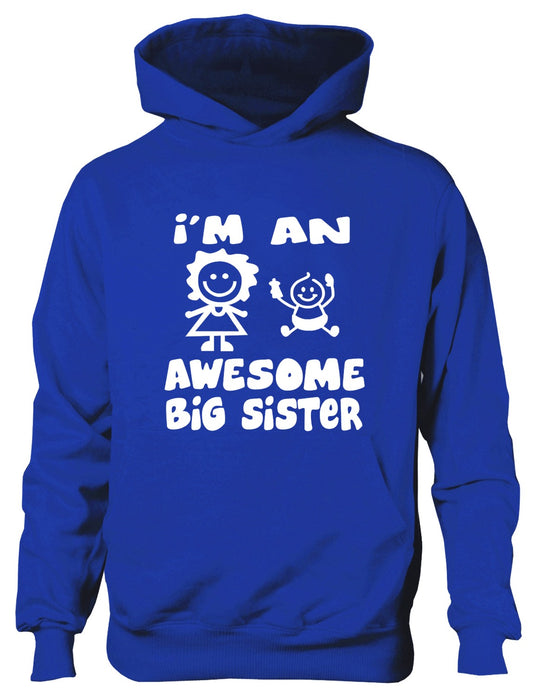 I'm An Awesome Big Sister Funny Kids Hoodie