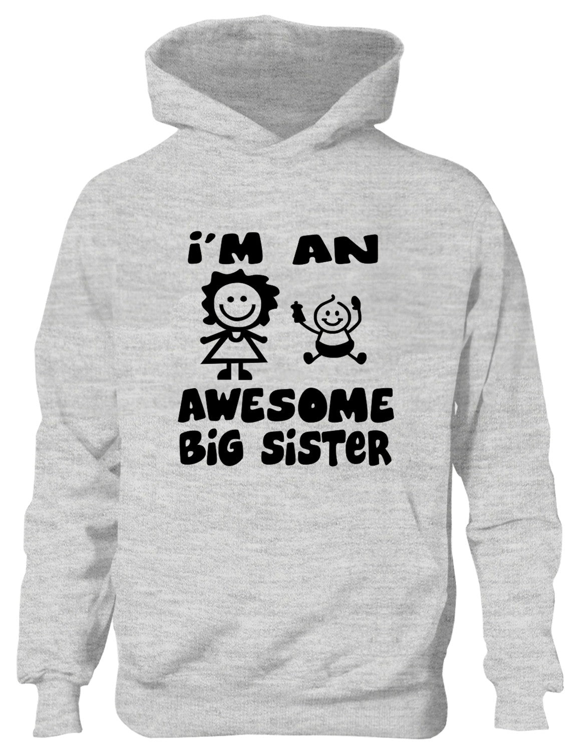 I'm An Awesome Big Sister Funny Kids Hoodie