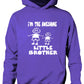I'm The Awesome Little Brother Funny Kids Hoodie