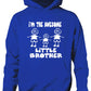 I'm The Awesome Little Brother Of 2 Big Brothers Kids Hoodie