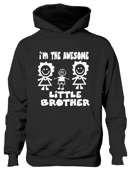 I'm The Awesome Little Brother Of 2 Big Sisters Kids Hoodie
