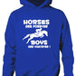 Horses Are Forever Horse Pony Riding Girls Hoodie