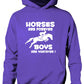 Horses Are Forever Horse Pony Riding Girls Hoodie