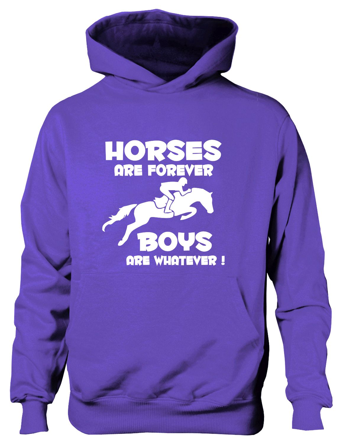 Horses Are Forever Horse Pony Riding Girls Hoodie