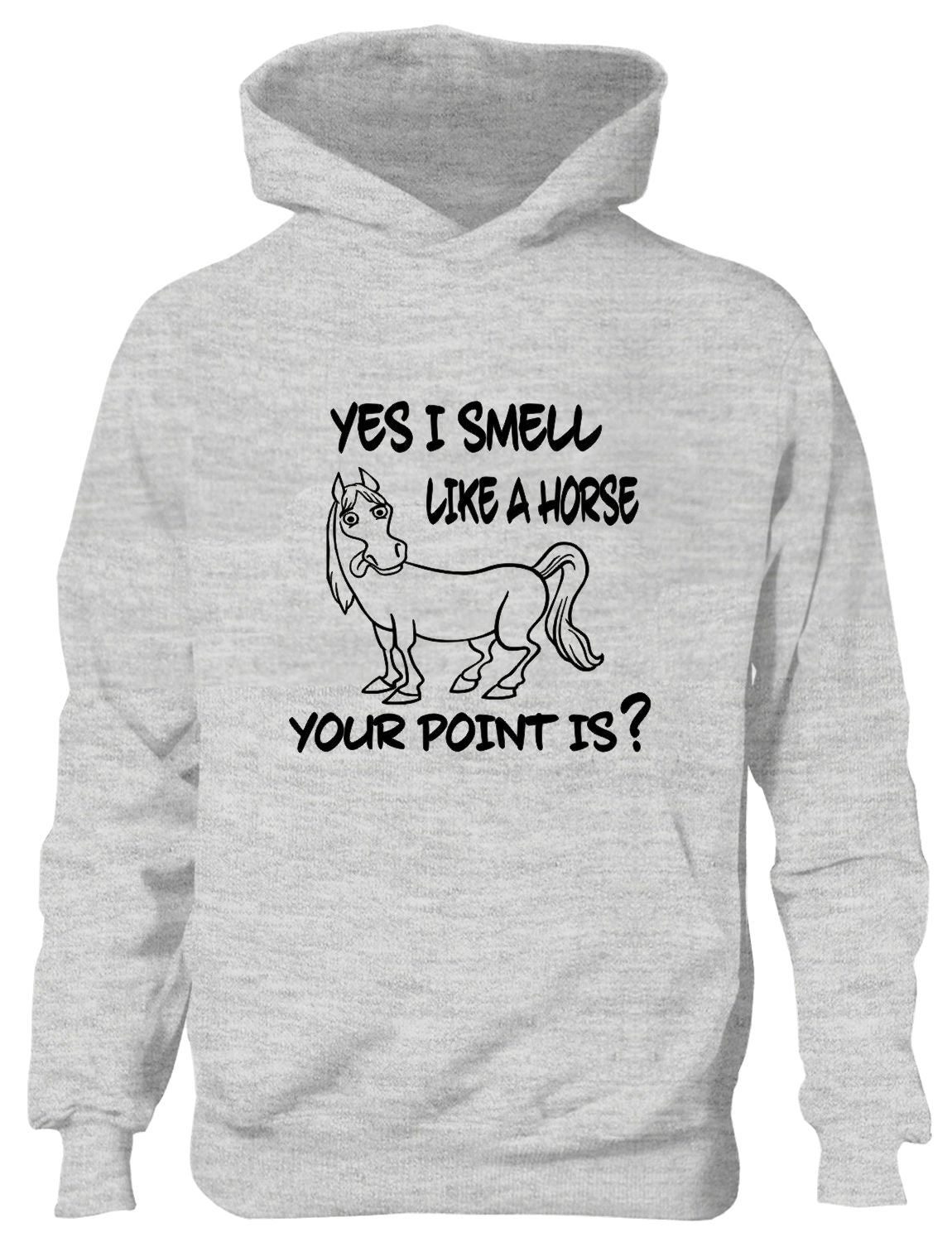 Yes I Smell Like A Horse Funny Pony Horse Riding Kids Hoodie