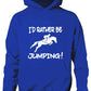 I'd Rather Be Jumping On My Horse Equesterian Pony Kids Hoodie