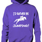 I'd Rather Be Jumping On My Horse Equesterian Pony Kids Hoodie