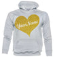 Kids Personalised Hoodie Any Name Christian Name In Gold Glitter