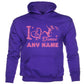 Kids Personalised Hoodie I Love Dance Any Name Great For Dance Schools