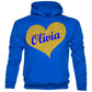 Kids Personalised Hoodie Any Name Nickname Olivia In Gold Glitter