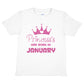 Birthday Girls T-shirt Princess's Born In January T-Shirt