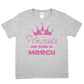 Birthday Girls T-shirt Princess's Are Born In March T-Shirt