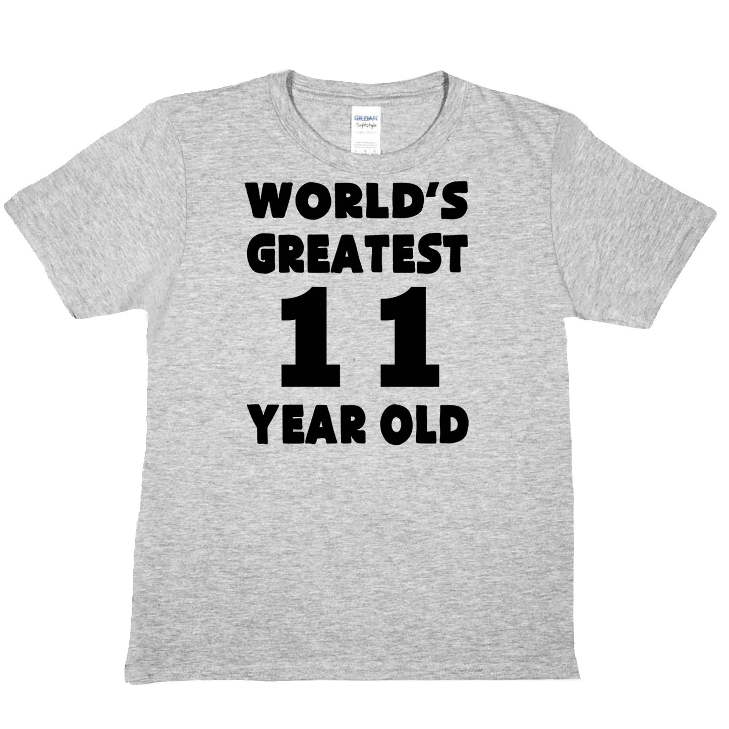 Worlds Greatest 11 Year Old 11th Birthday T-shirt Happy Birthday Tee Age 11 Gift