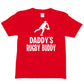 Daddy's Rugby Buddy T-Shirt 6 Nations Tee Boys