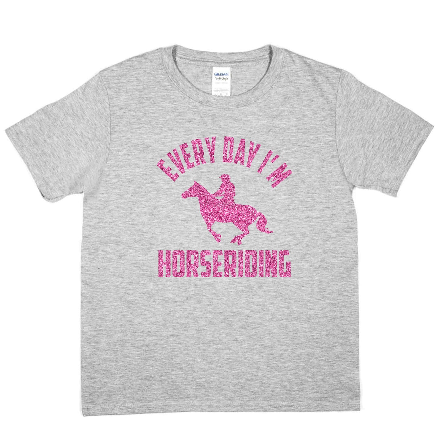 Everyday I'm Horse Riding Pony Girls Birthday T-Shirt