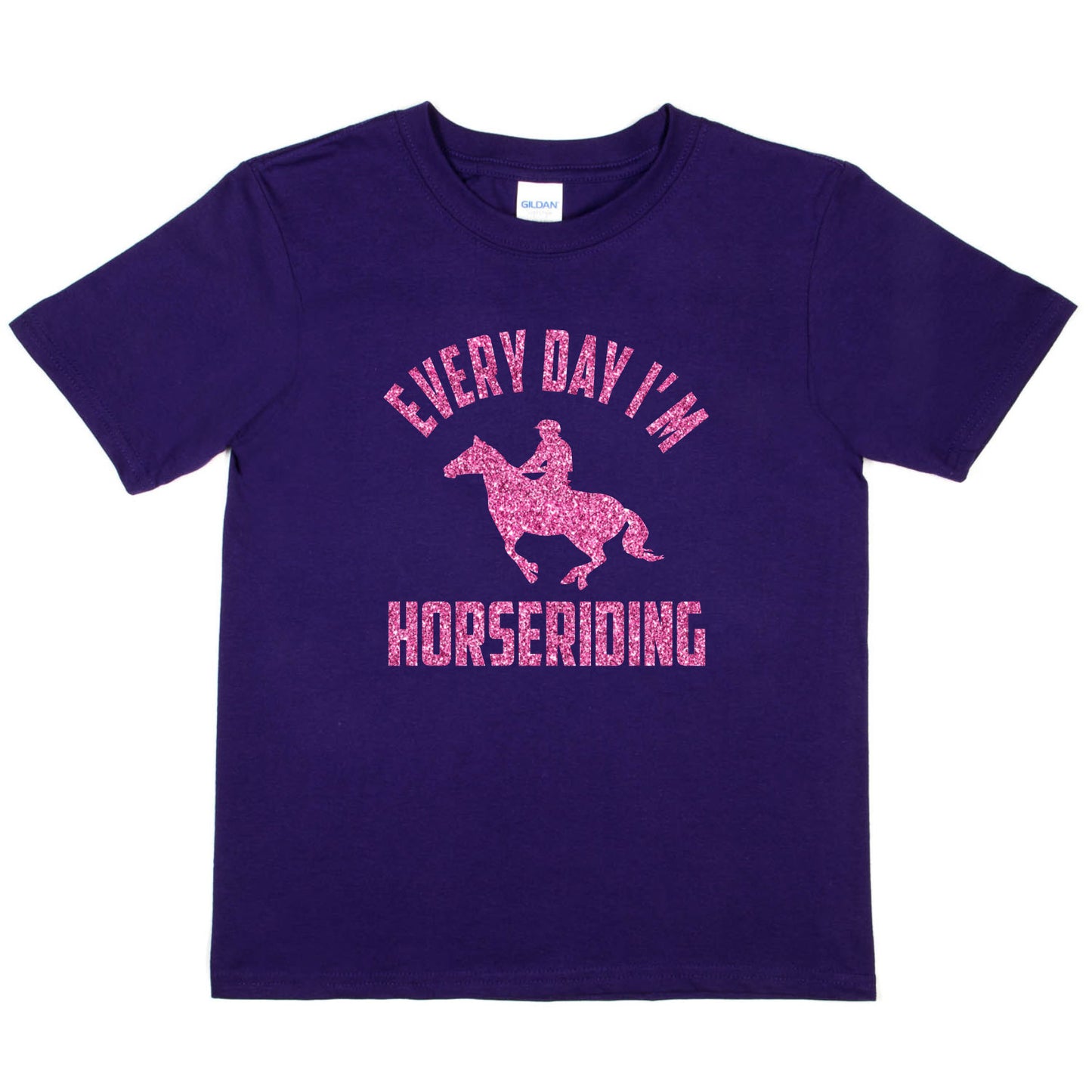 Everyday I'm Horse Riding Pony Girls Birthday T-Shirt