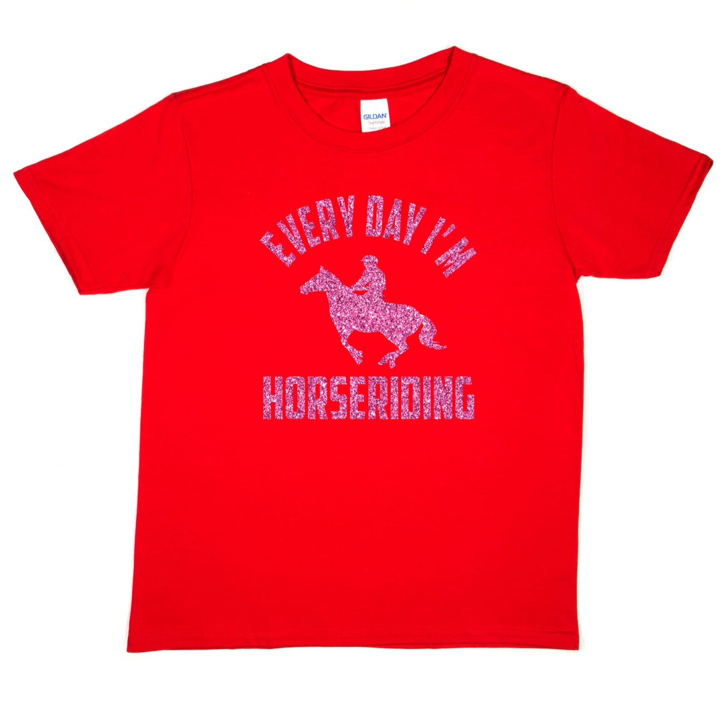 Everyday I'm Horse Riding Pony Girls Birthday T-Shirt