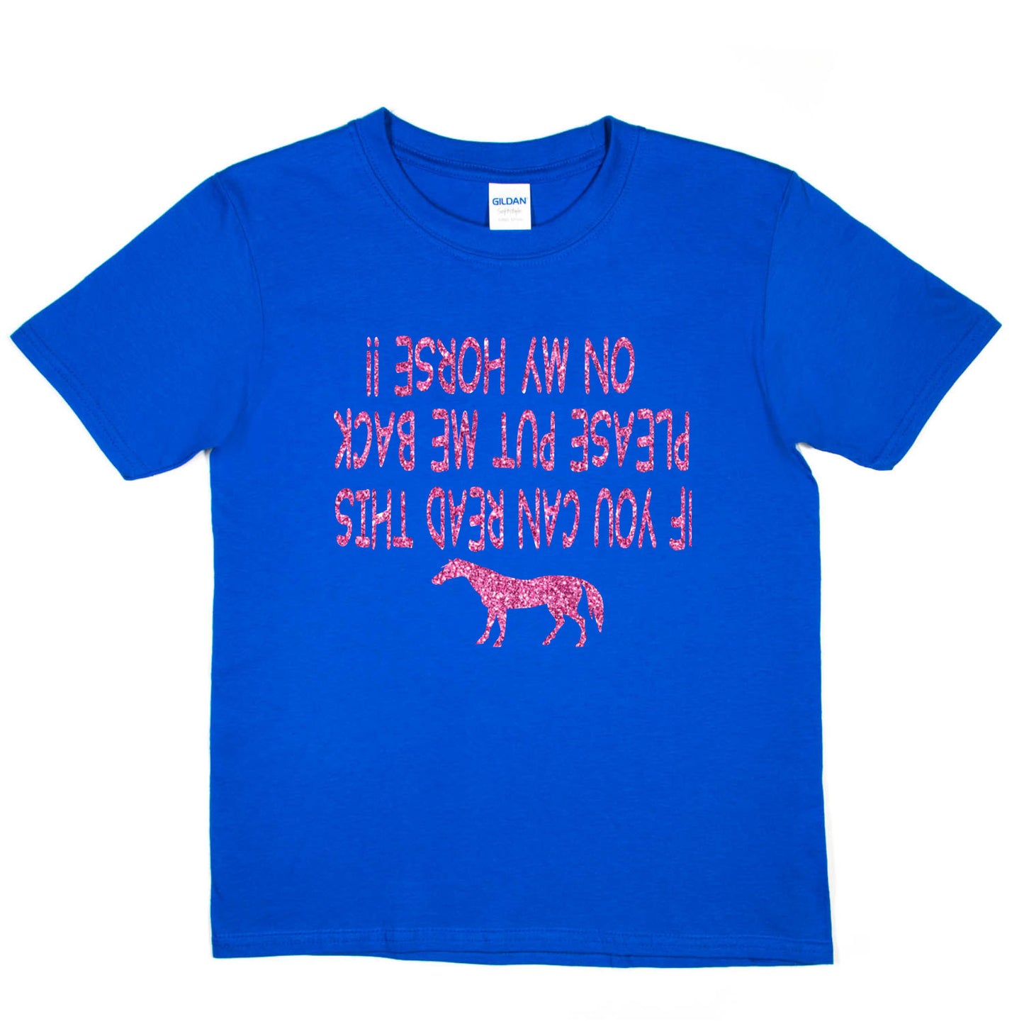 If You Can Read This Put Me Back On My Horse Pony T-Shirt