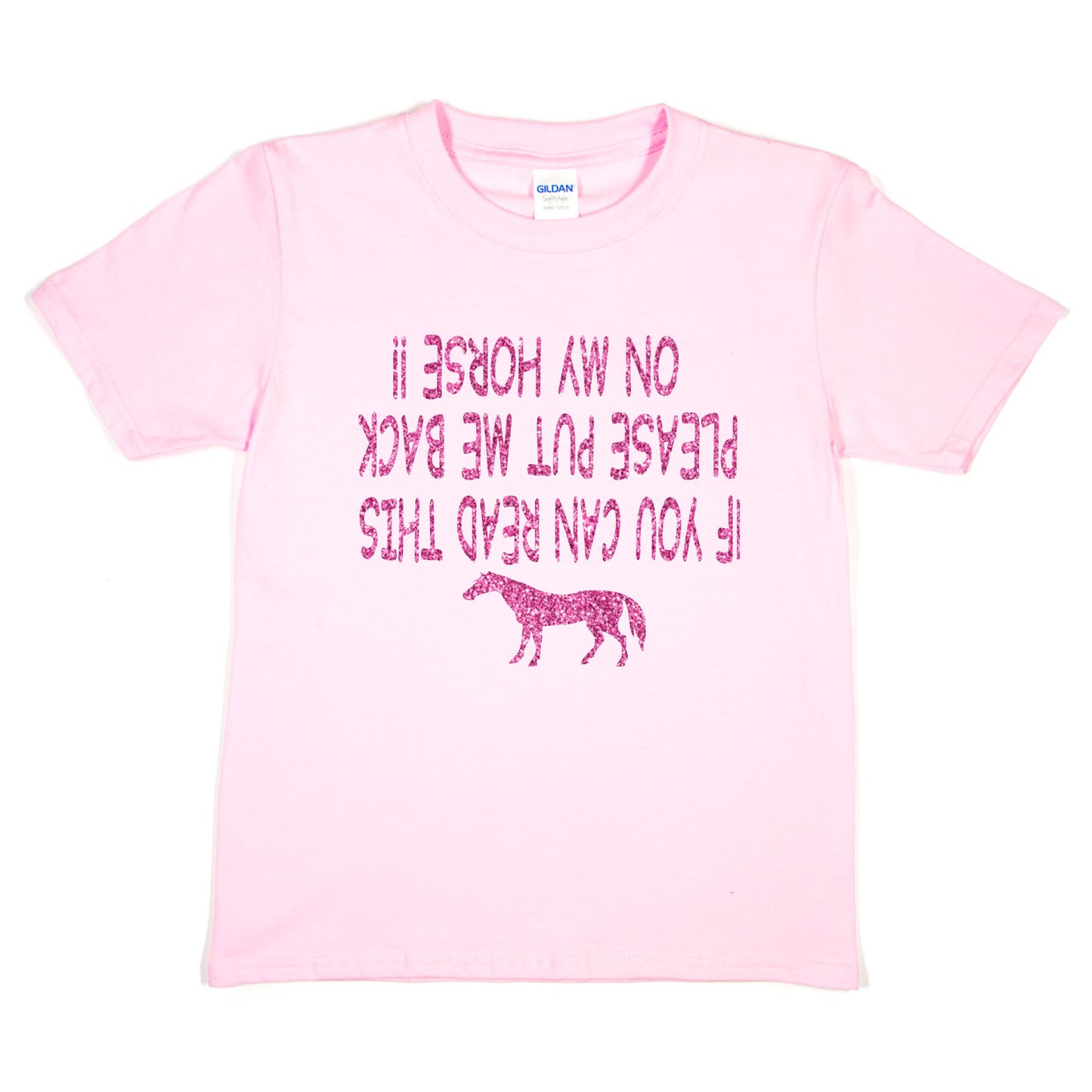 If You Can Read This Put Me Back On My Horse Pony T-Shirt