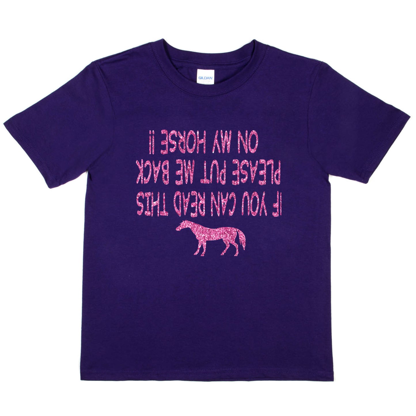 If You Can Read This Put Me Back On My Horse Pony T-Shirt