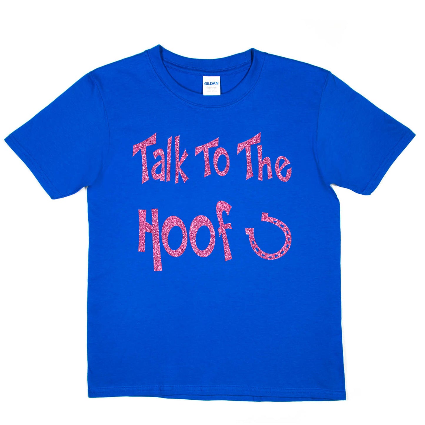 Talk To The Hoof Horse Riding Pony T-Shirt Girls Birthday Kids T-Shirt