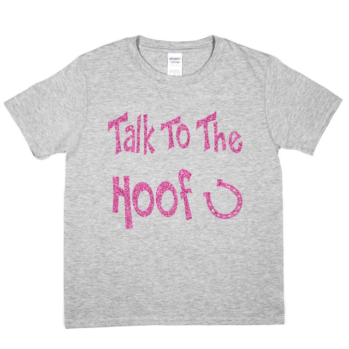 Talk To The Hoof Horse Riding Pony T-Shirt Girls Birthday Kids T-Shirt