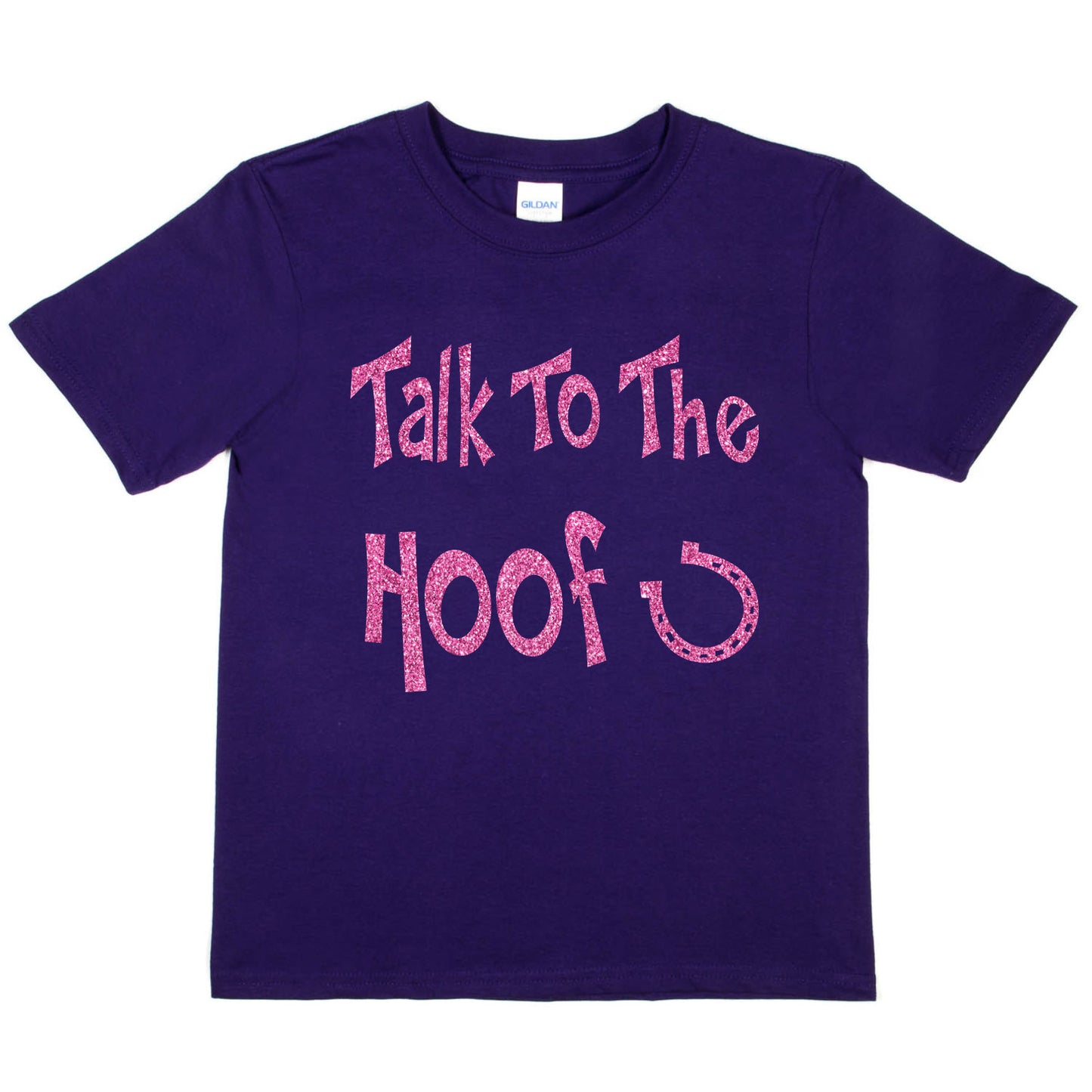 Talk To The Hoof Horse Riding Pony T-Shirt Girls Birthday Kids T-Shirt