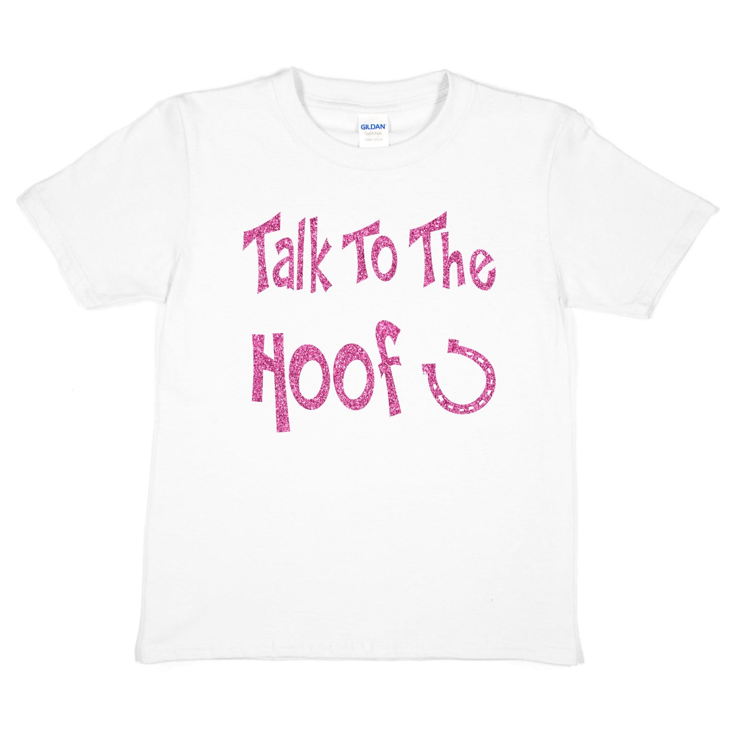 Talk To The Hoof Horse Riding Pony T-Shirt Girls Birthday Kids T-Shirt