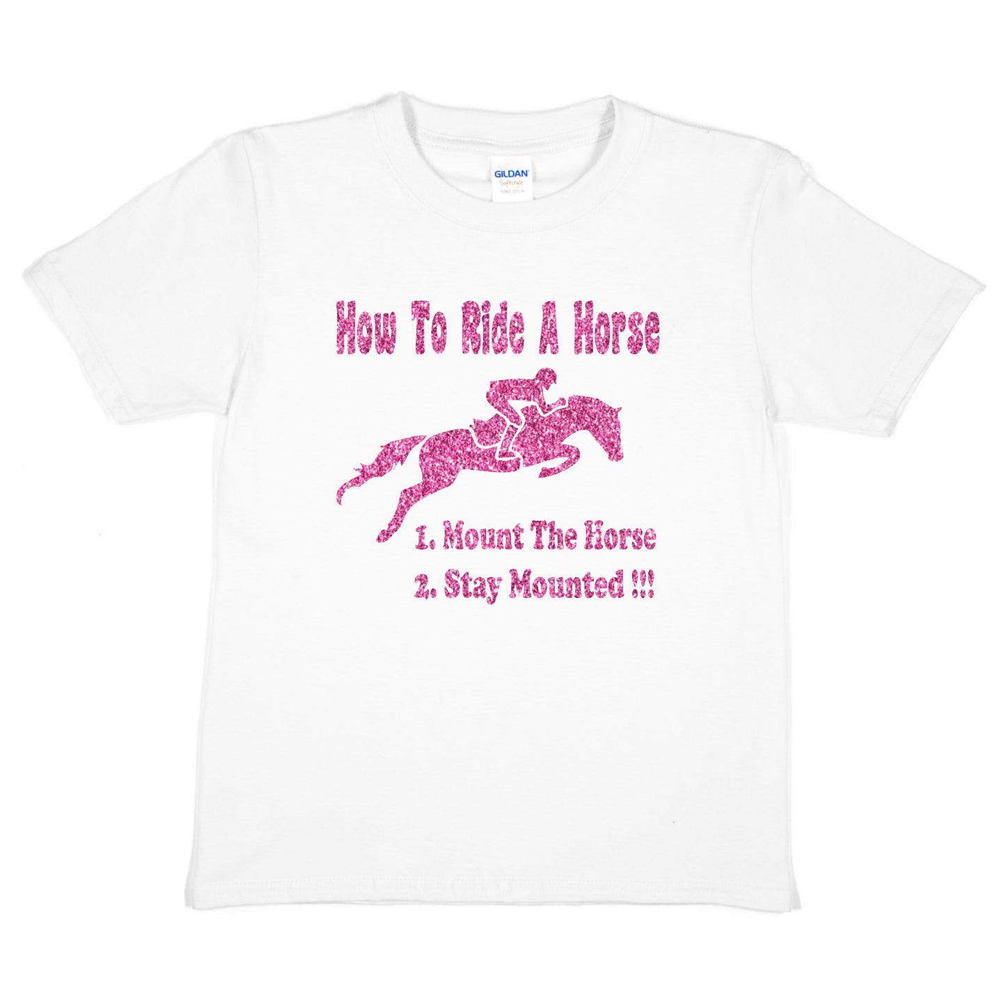 How To Ride A Horse Pony Treking T-Shirt Horse Riding