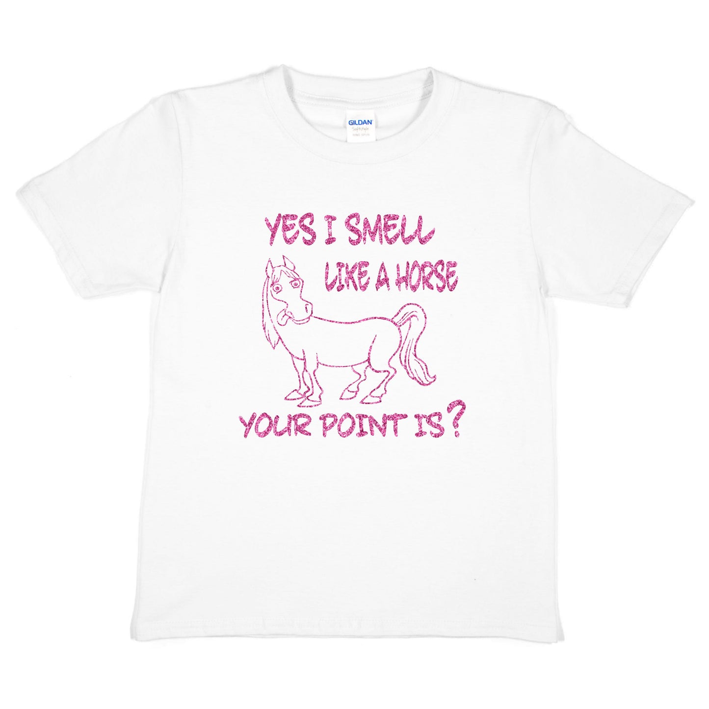 Yes I smell Like A Horse Horse Riding Birthday T-Shirt