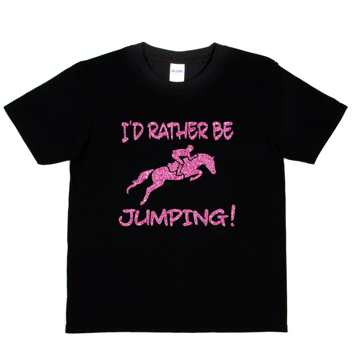 I'd Rather Be jumping Horses Pony Riding Pony Birthday