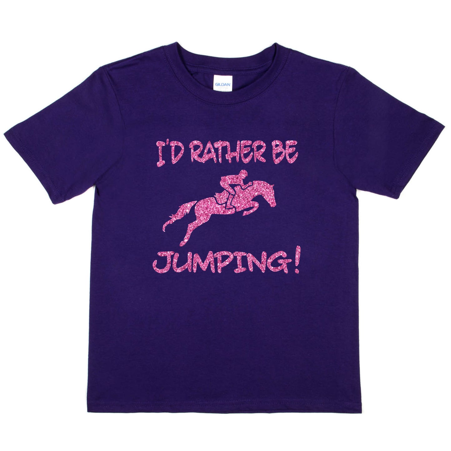 I'd Rather Be jumping Horses Pony Riding Pony Birthday