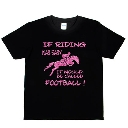 If Horse Riding Was Easy Ponies T-Shirt Girls Birthday Kids T-Shirt