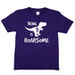 Kids T-shirt Dinosaur Roarsome Age 9 Happy 9th Birthday T-Shirt