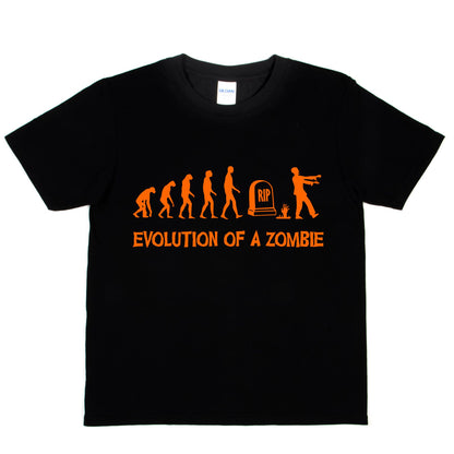 Halloween Costume Tee Evolution Of A Zombie Spooky T-Shirt