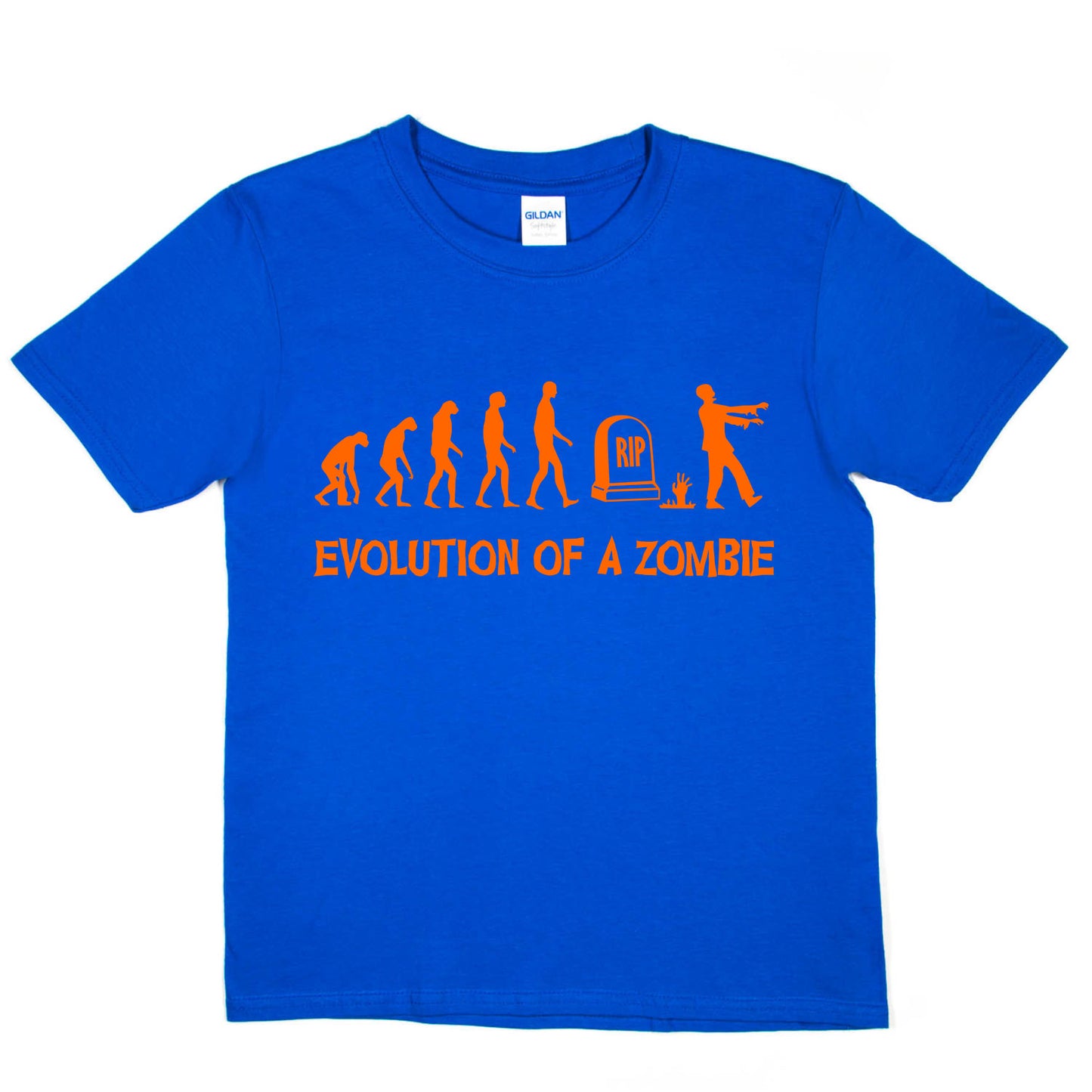 Halloween Costume Tee Evolution Of A Zombie Spooky T-Shirt