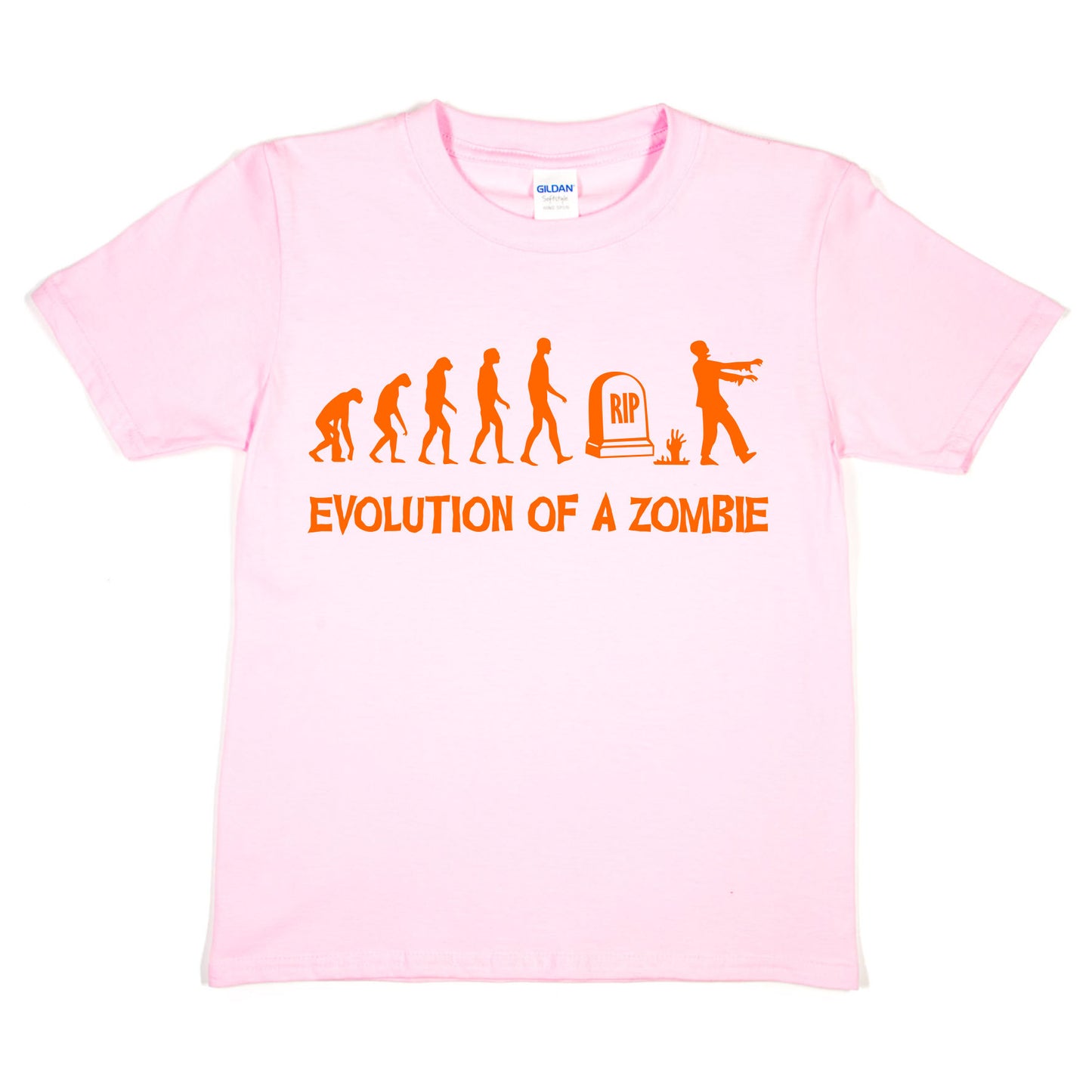 Halloween Costume Tee Evolution Of A Zombie Spooky T-Shirt