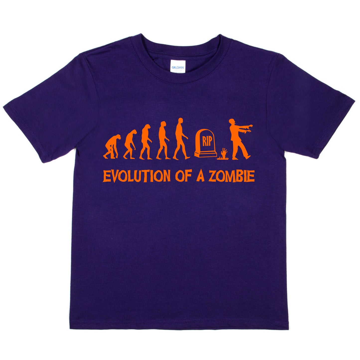 Halloween Costume Tee Evolution Of A Zombie Spooky T-Shirt