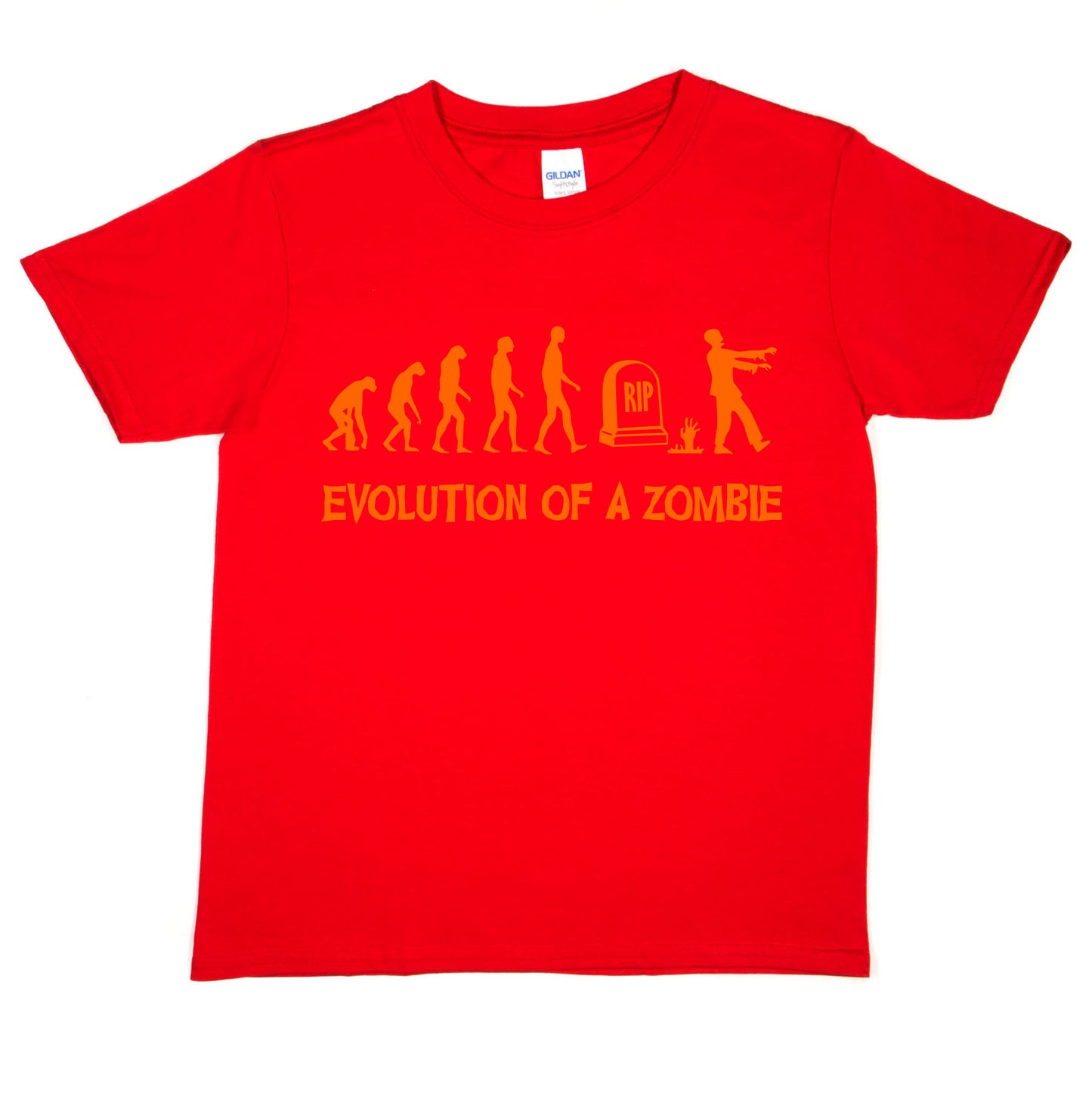 Halloween Costume Tee Evolution Of A Zombie Spooky T-Shirt