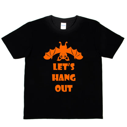 Halloween Tee Lets Hang Out Dracula Bats Costume Spooky T-Shirt