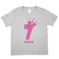 Birthday Kids 7 Today Age 7 In Pink Glitter Happy Kids T-Shirt