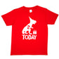 Birthday Kids 2 Today Age 2 Dinosaur Happy T-Shirt