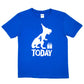 Birthday Kids 4 Today Age 4 Dinosaur Happy T-Shirt