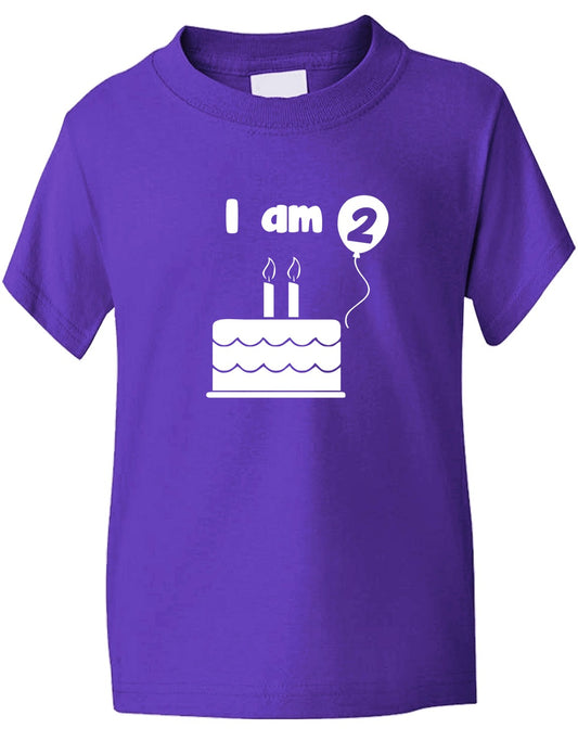 Birthday Kids Ages I Am 2 Two T-Shirt