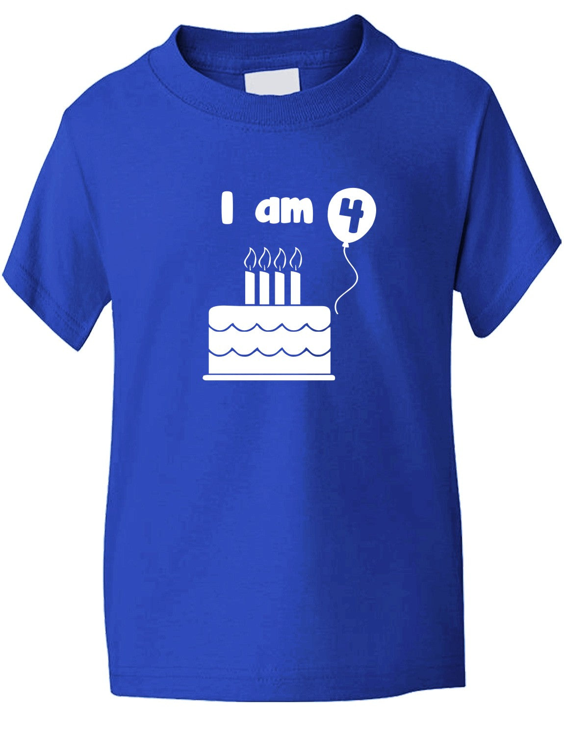 Birthday Kids Ages I Am 4 Four T-Shirt