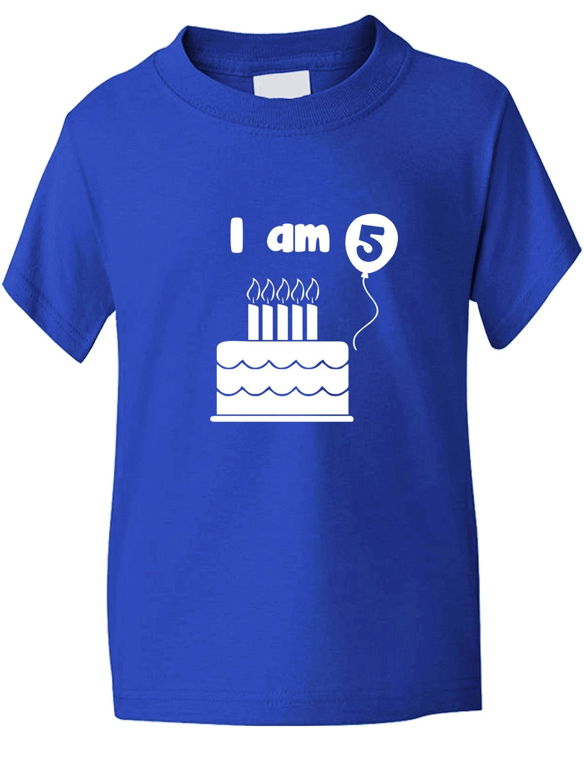 Birthday Kids Ages I Am 5 Five T-Shirt