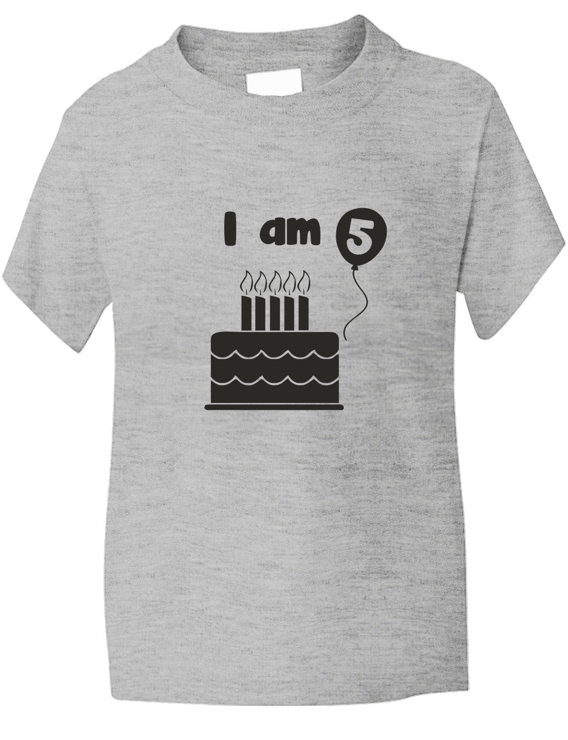 Birthday Kids Ages I Am 5 Five T-Shirt